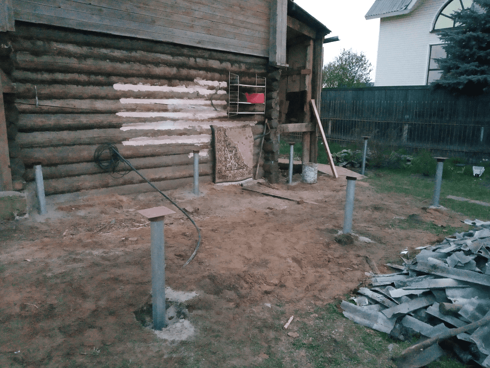 Фундамент из винтовых свай, Затон